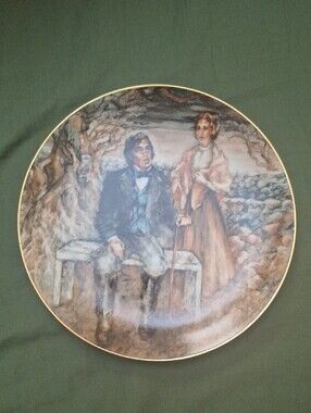 Jane Eyre Collector Plate The Yorkshire Brontes by Royal Orleans 1980s